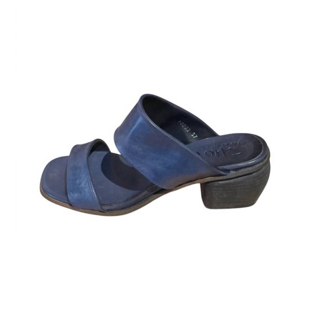 NEW SHOTO women's tripon slide sandals in navy blue